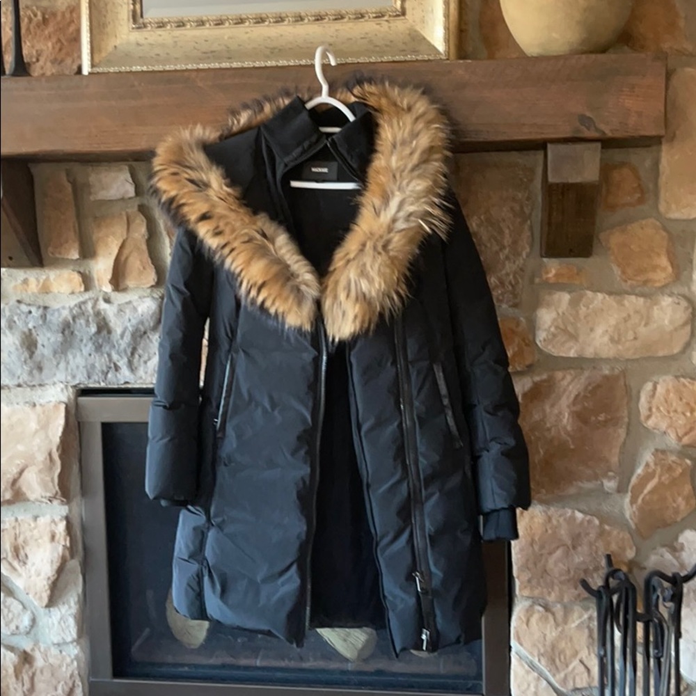 Mackage Kay down coat w/ signature natural fur